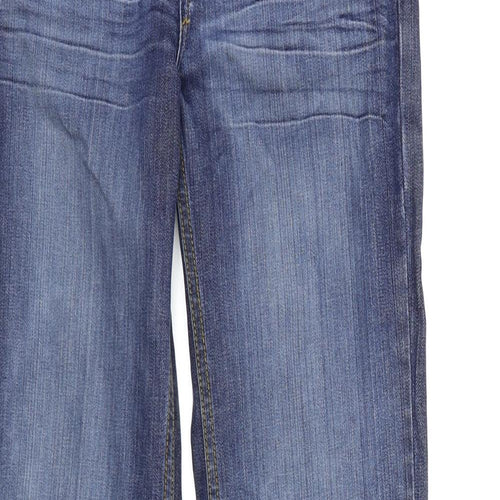 Preworn Mens Blue  Denim Bootcut Jeans  L32 in