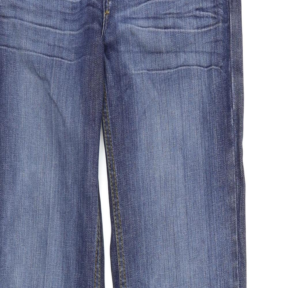 Preworn Mens Blue  Denim Bootcut Jeans  L32 in