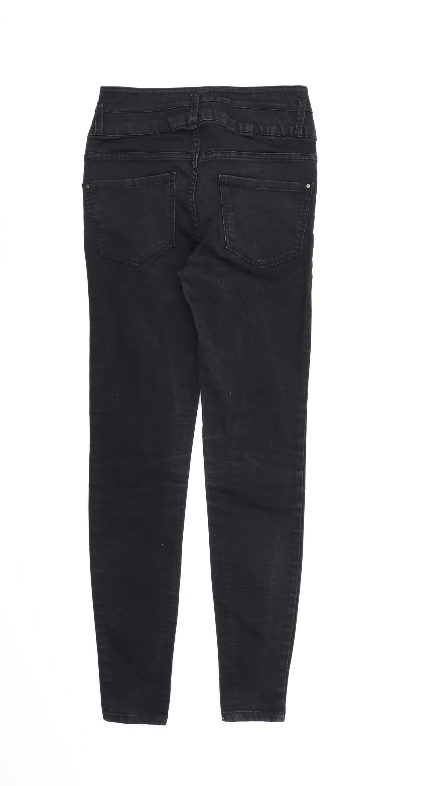 New Look Womens Black  Denim Skinny Jeans Size 4 L26 in - Skinny Jeans