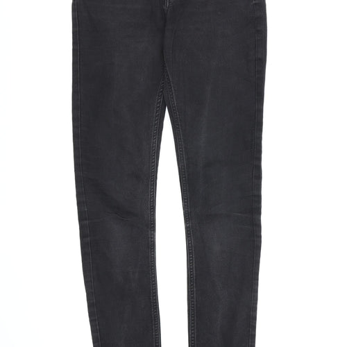 Divided by H&M Womens Black  Denim Skinny Jeans Size 6 L28 in