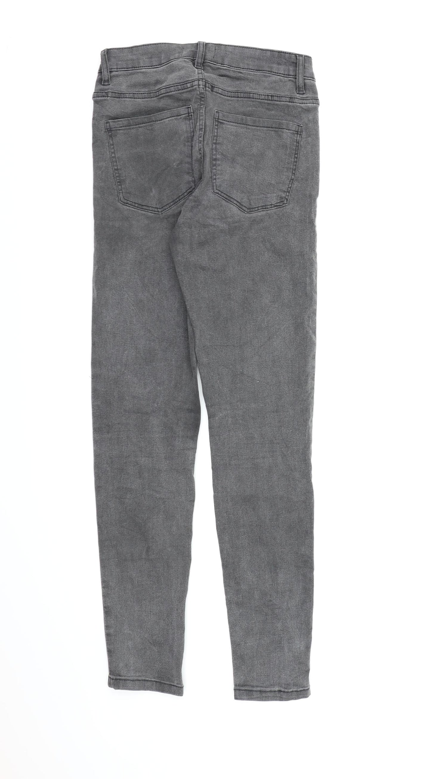 Sinsay Womens Grey  Denim Skinny Jeans Size 6 L27 in