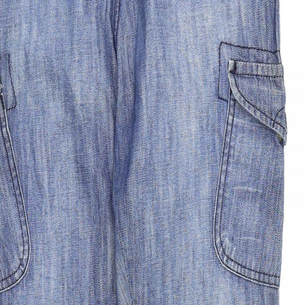 MNG Jeans Womens Blue  Denim Tapered Jeans Size 12 L30 in