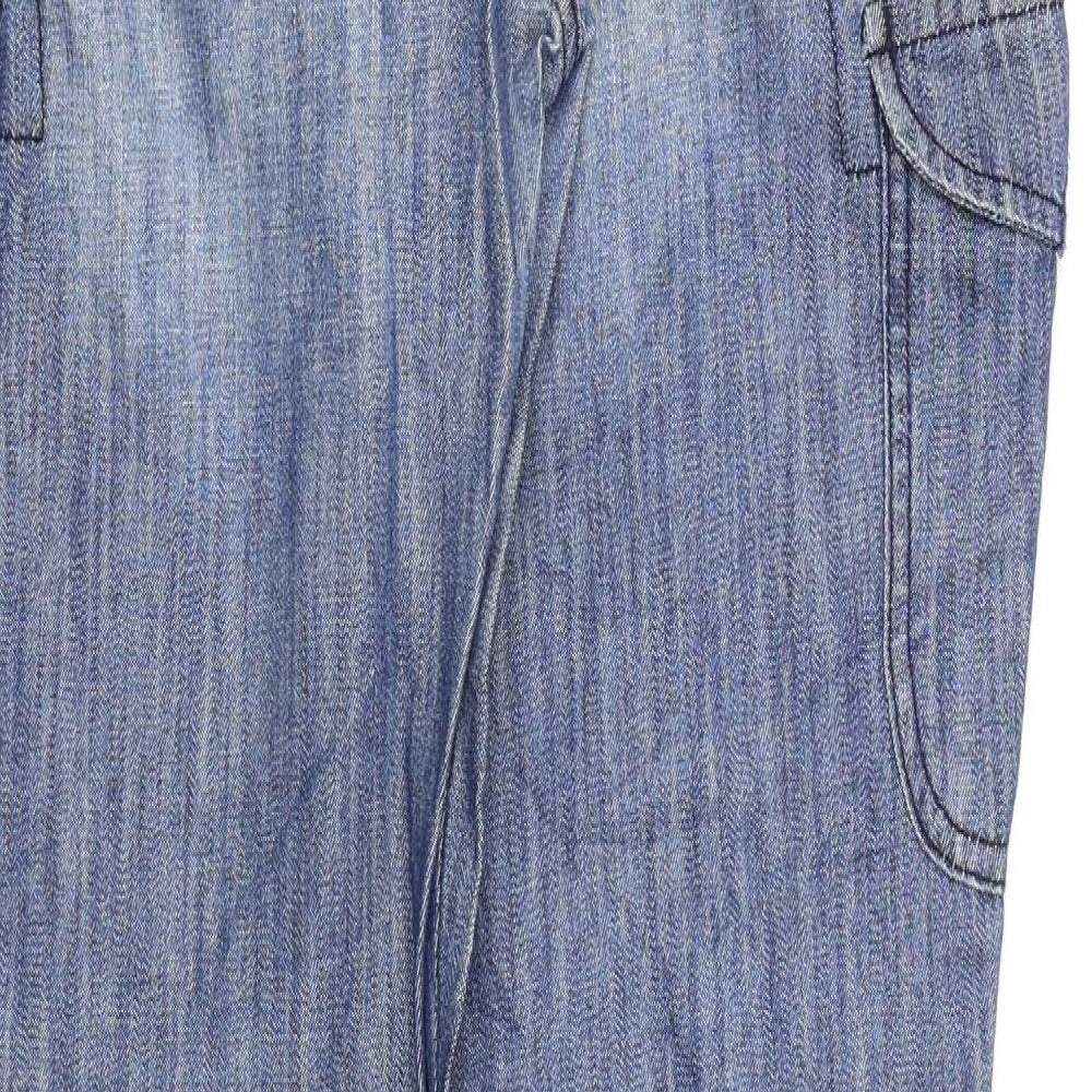 MNG Jeans Womens Blue  Denim Tapered Jeans Size 12 L30 in