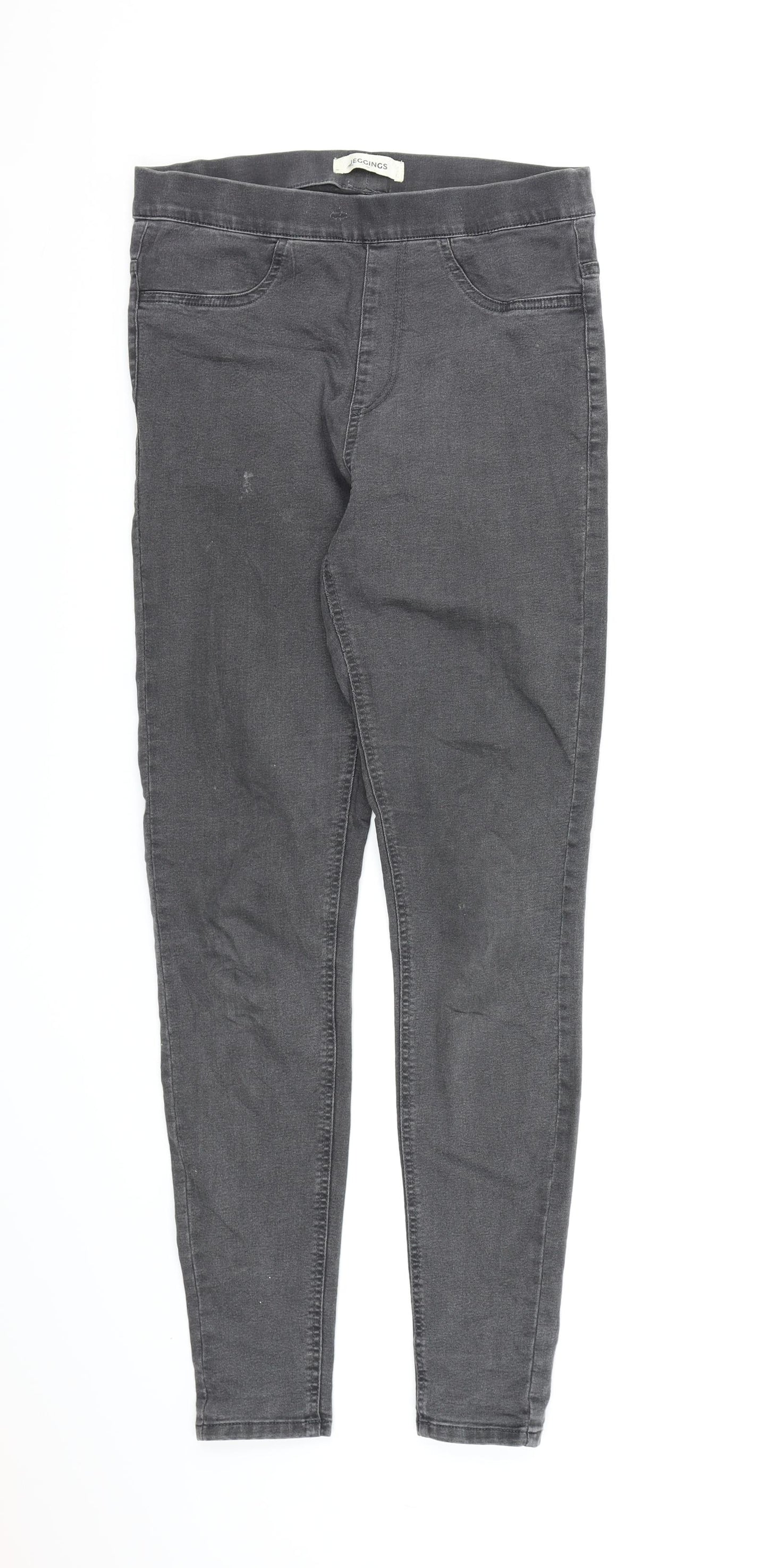 Marks and Spencer Womens Grey  Denim Jegging Jeans Size 10 L27 in