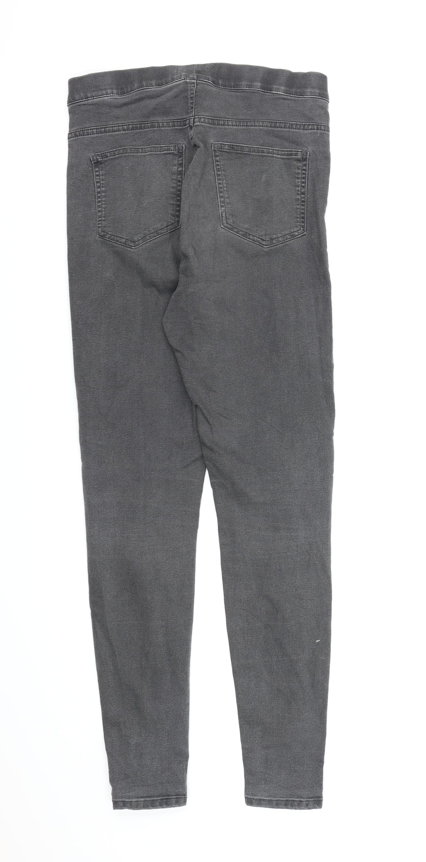 Marks and Spencer Womens Grey  Denim Jegging Jeans Size 10 L27 in