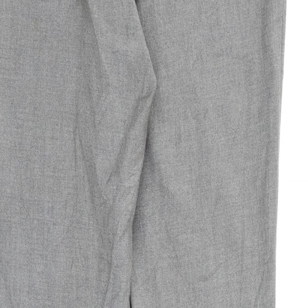 H&M Womens Grey  Rayon Dress Pants Trousers Size 12 L29 in