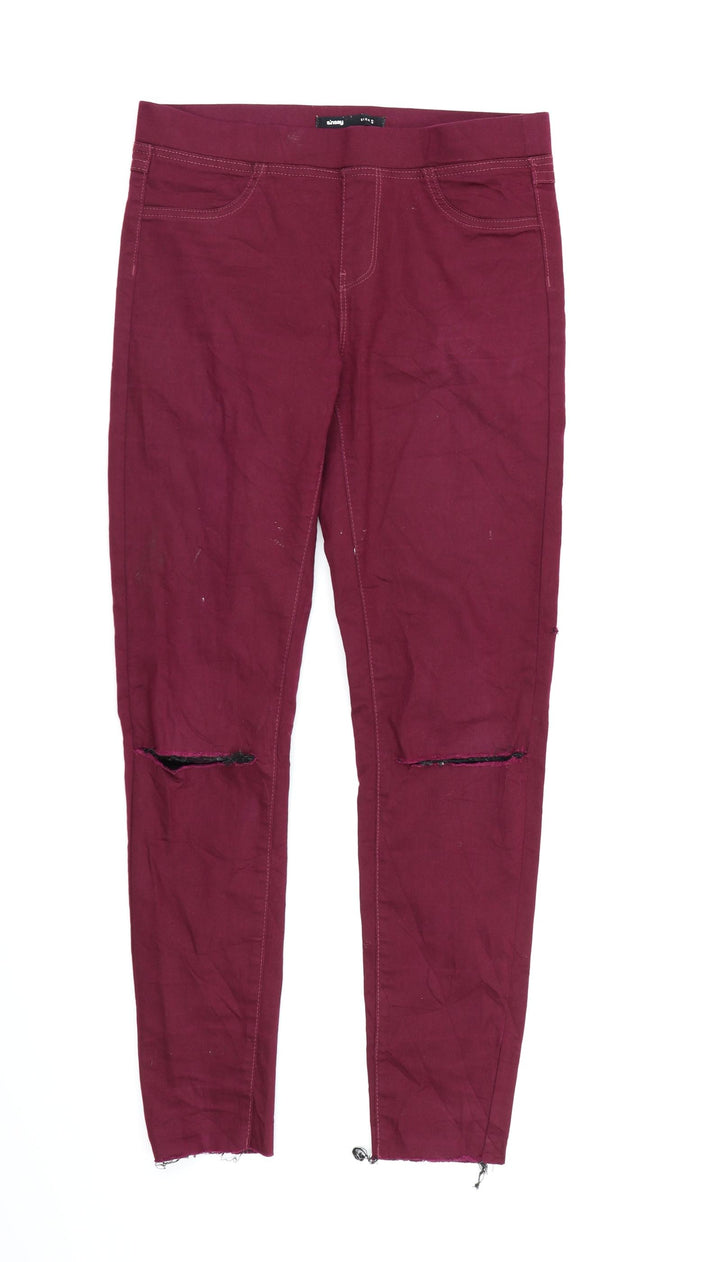 Sinsay Womens Purple  Denim Jegging Jeans Size S L27 in