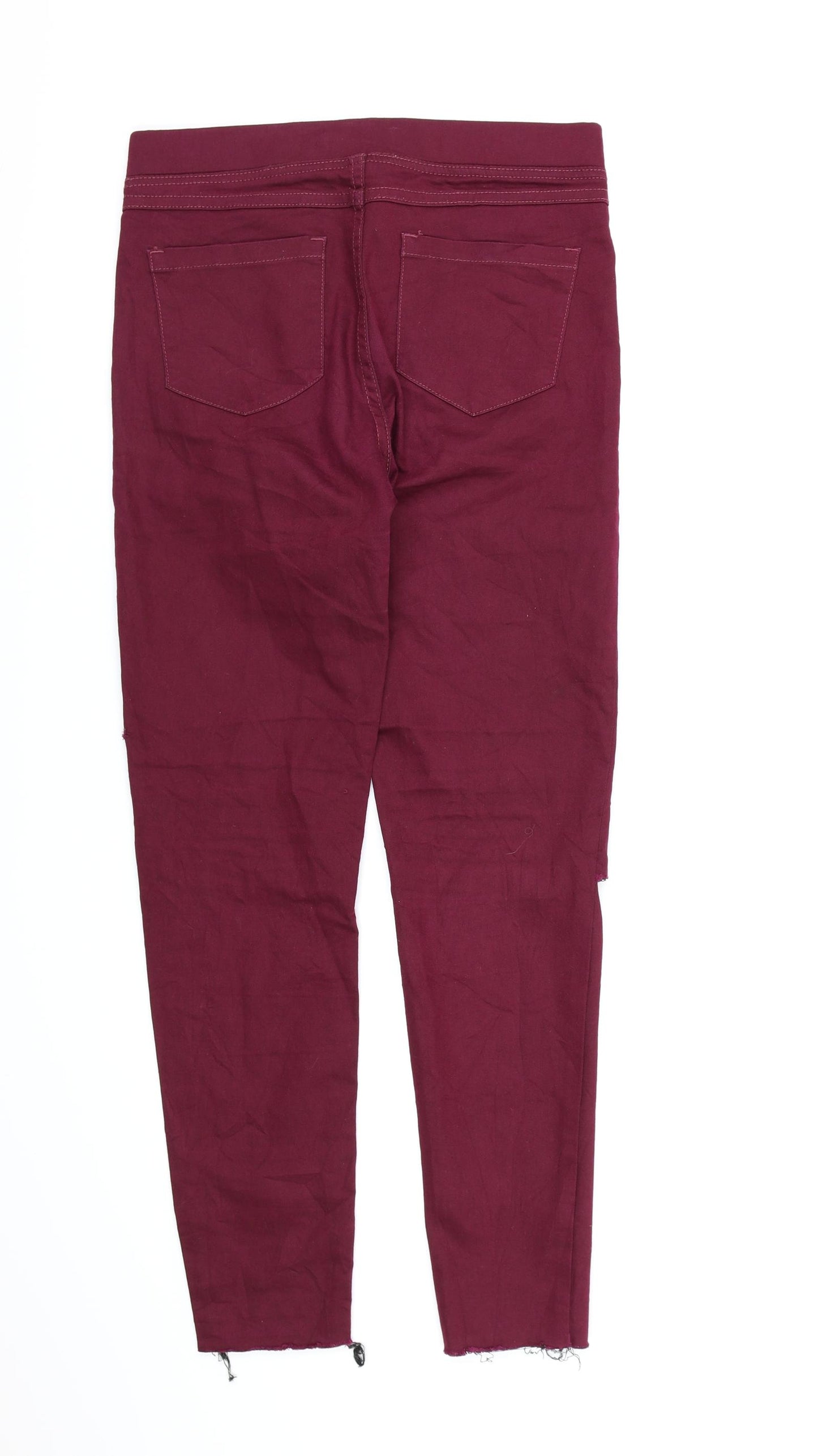 Sinsay Womens Purple  Denim Jegging Jeans Size S L27 in
