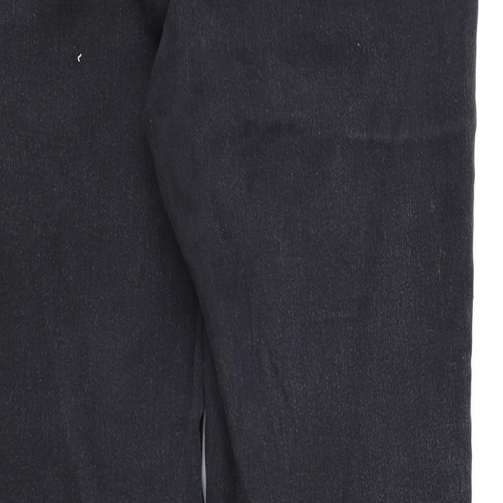 George Womens Black  Denim Jegging Jeans Size 14 L28 in