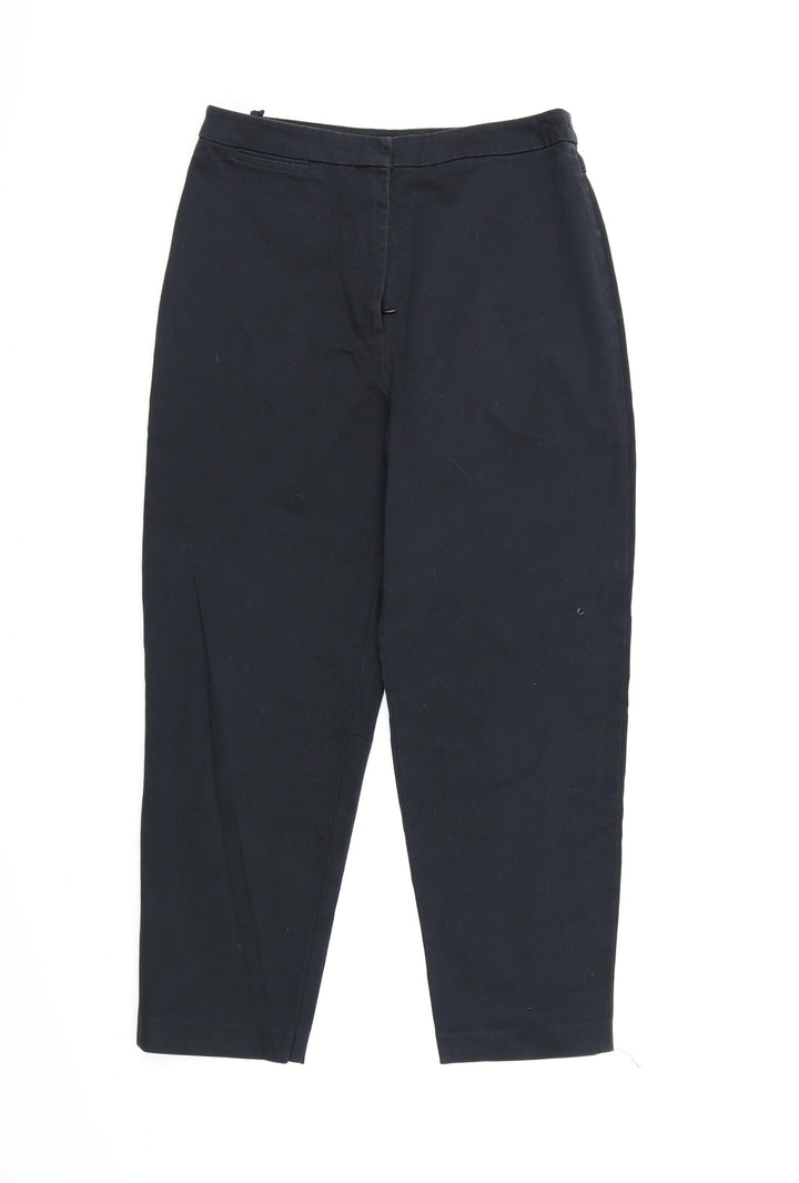Anne Brooks Womens Black Trousers Size 10 L22 in