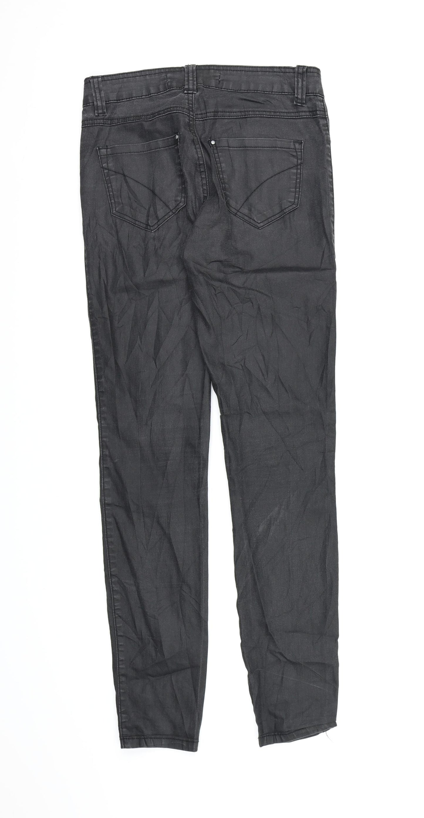 New Look Womens Black  Denim Skinny Jeans Size 6 L30 in