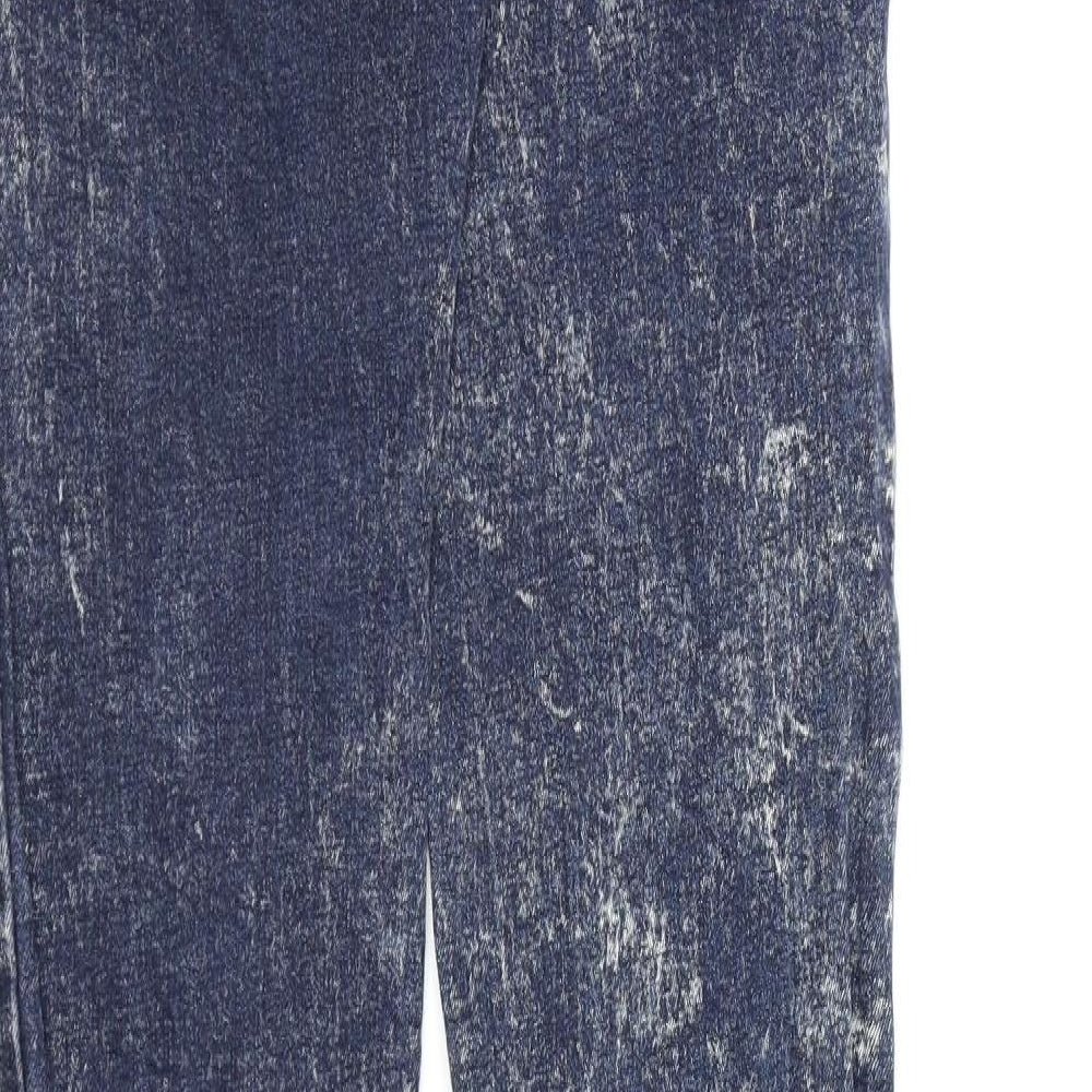 Preworn Womens Blue  Denim Skinny Jeans Size 8 L30 in - Acid wash
