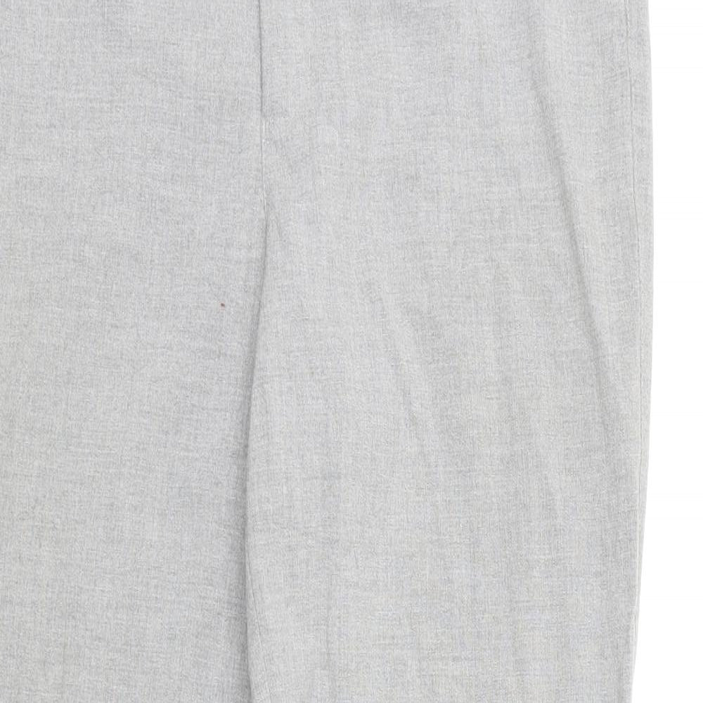 Espirit Womens Grey  Rayon Dress Pants Trousers Size 12 L29 in