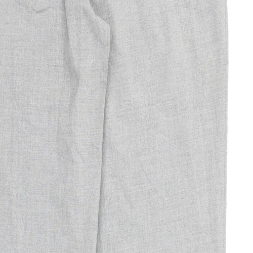 Espirit Womens Grey  Rayon Dress Pants Trousers Size 12 L29 in