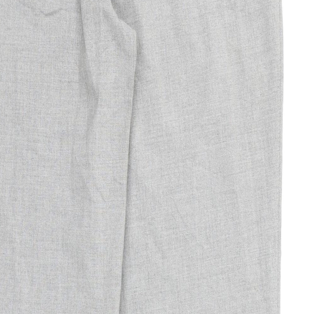 Espirit Womens Grey  Rayon Dress Pants Trousers Size 12 L29 in