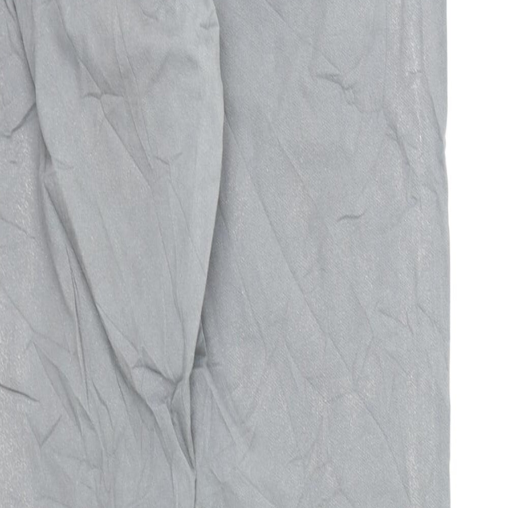Was Womens Grey  Denim Straight Jeans  L29 in