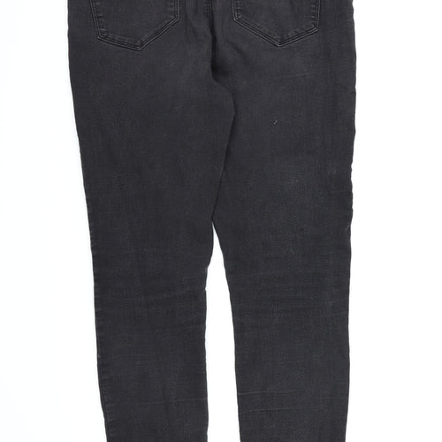 Pep&Co Womens Black  Denim Jegging Jeans Size 12 L27 in