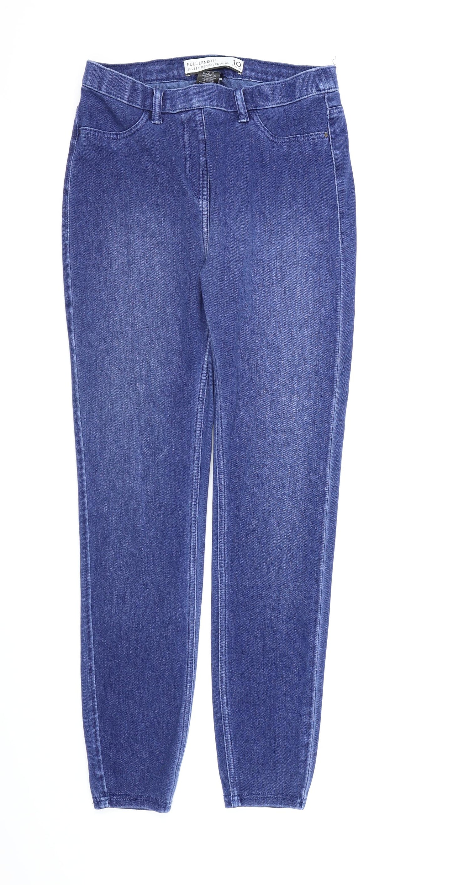 NEXT Womens Blue  Denim Jegging Jeans Size 10 L26 in