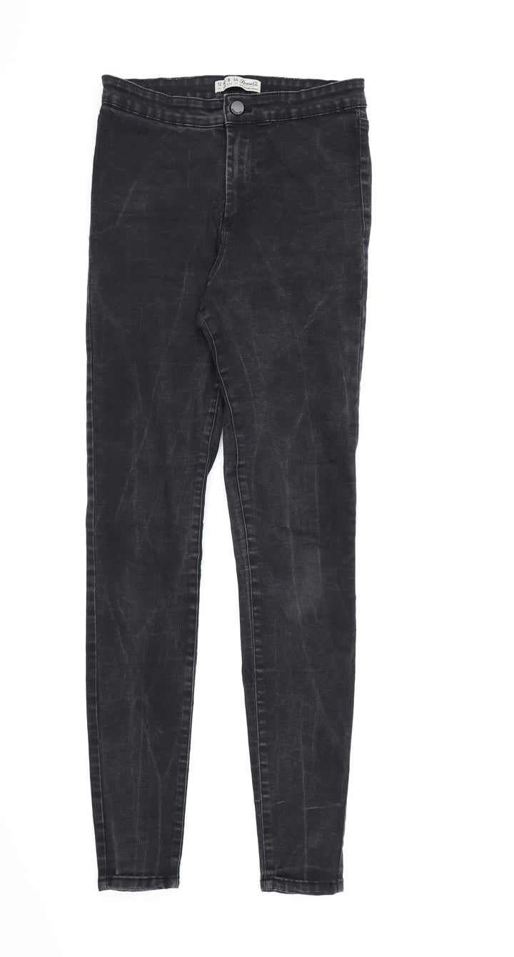 Denim co Womens Black Denim Skinny Jeans Size 12 L30 in