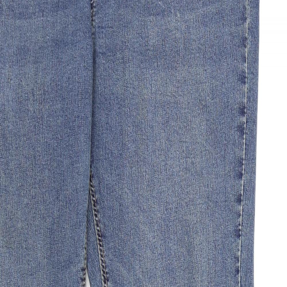 George Womens Blue  Denim Bootcut Jeans Size 14 L30 in