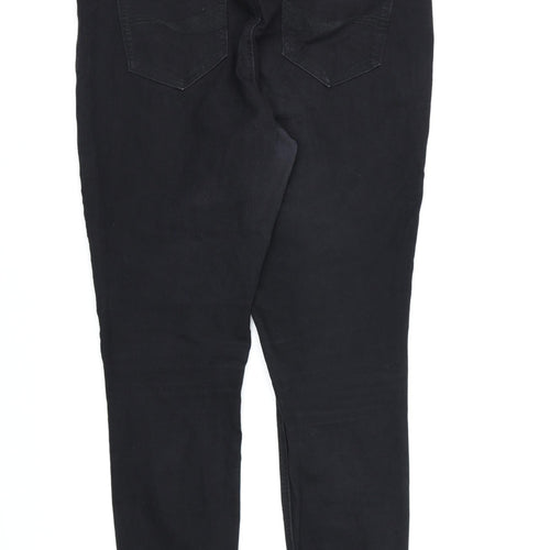 TU Womens Black  Denim Jegging Jeans Size 14 L28 in