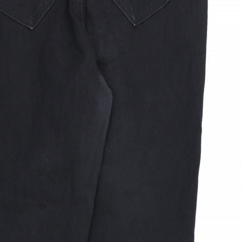 TU Womens Black  Denim Jegging Jeans Size 14 L28 in
