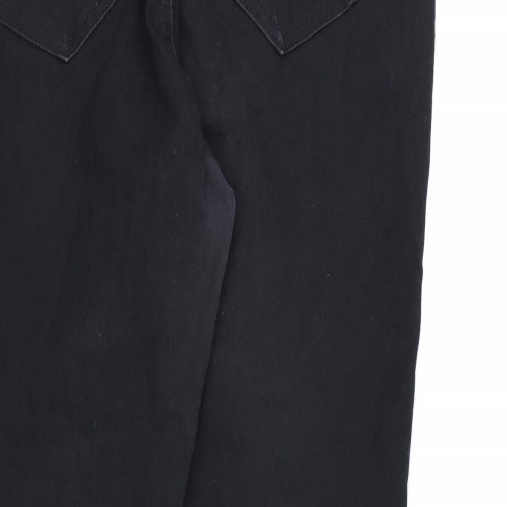 TU Womens Black  Denim Jegging Jeans Size 14 L28 in