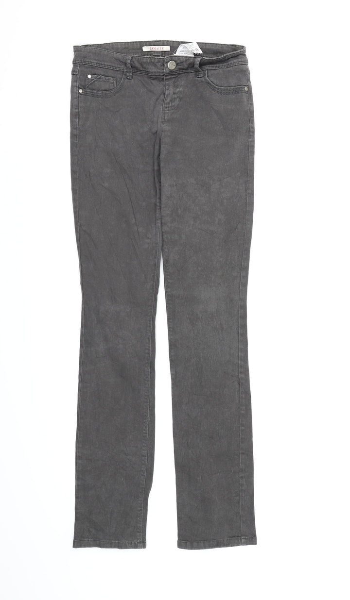 Camieu Womens Grey Denim Skinny Jeans Size 8 L31 in