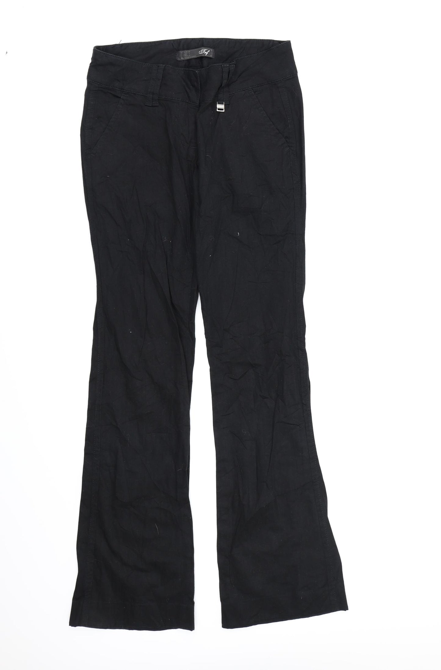 Preworn Womens Black  Denim Bootcut Jeans Size 6 L30 in