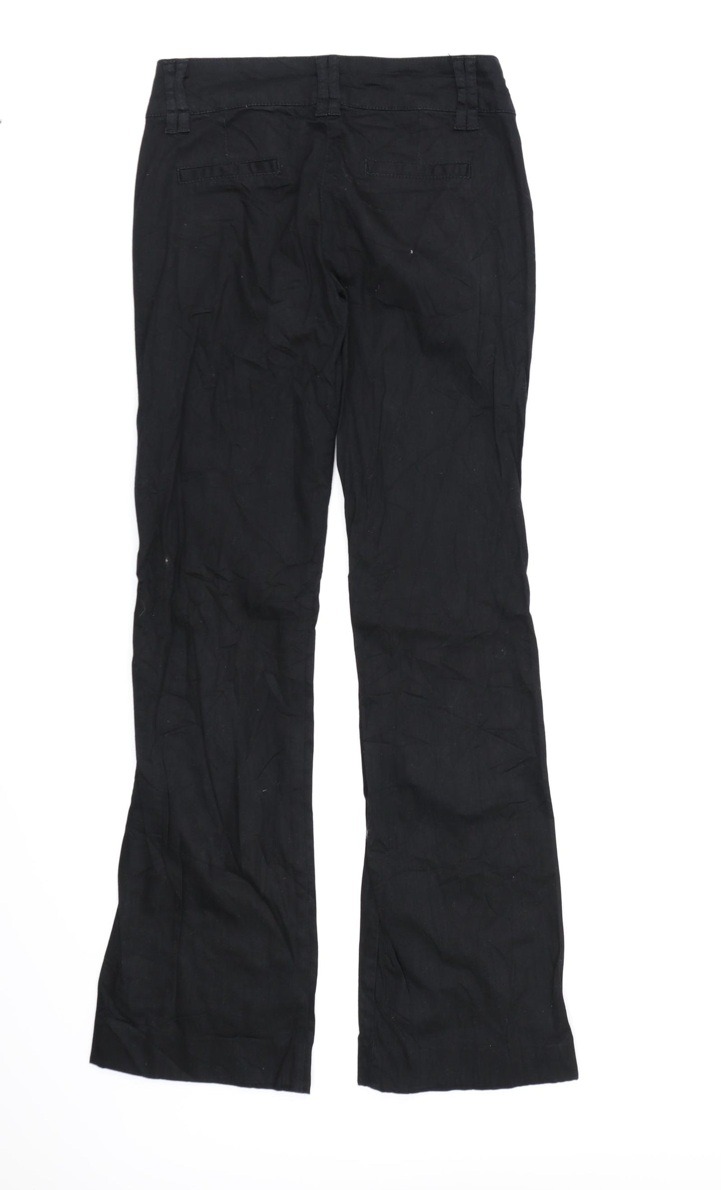 Preworn Womens Black  Denim Bootcut Jeans Size 6 L30 in