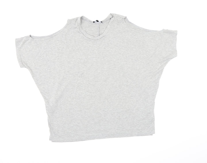 New Look Womens Grey   Basic Blouse Size 14