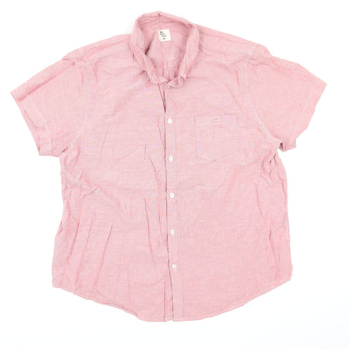 Cedar Wood State Mens Pink    Button-Up Size 2XL
