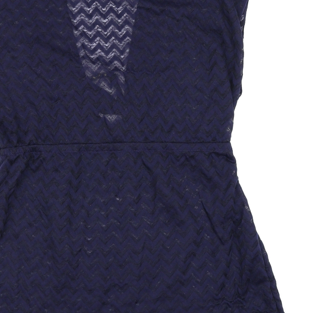 Ocean club Womens Blue   Kimono Blouse Size 14