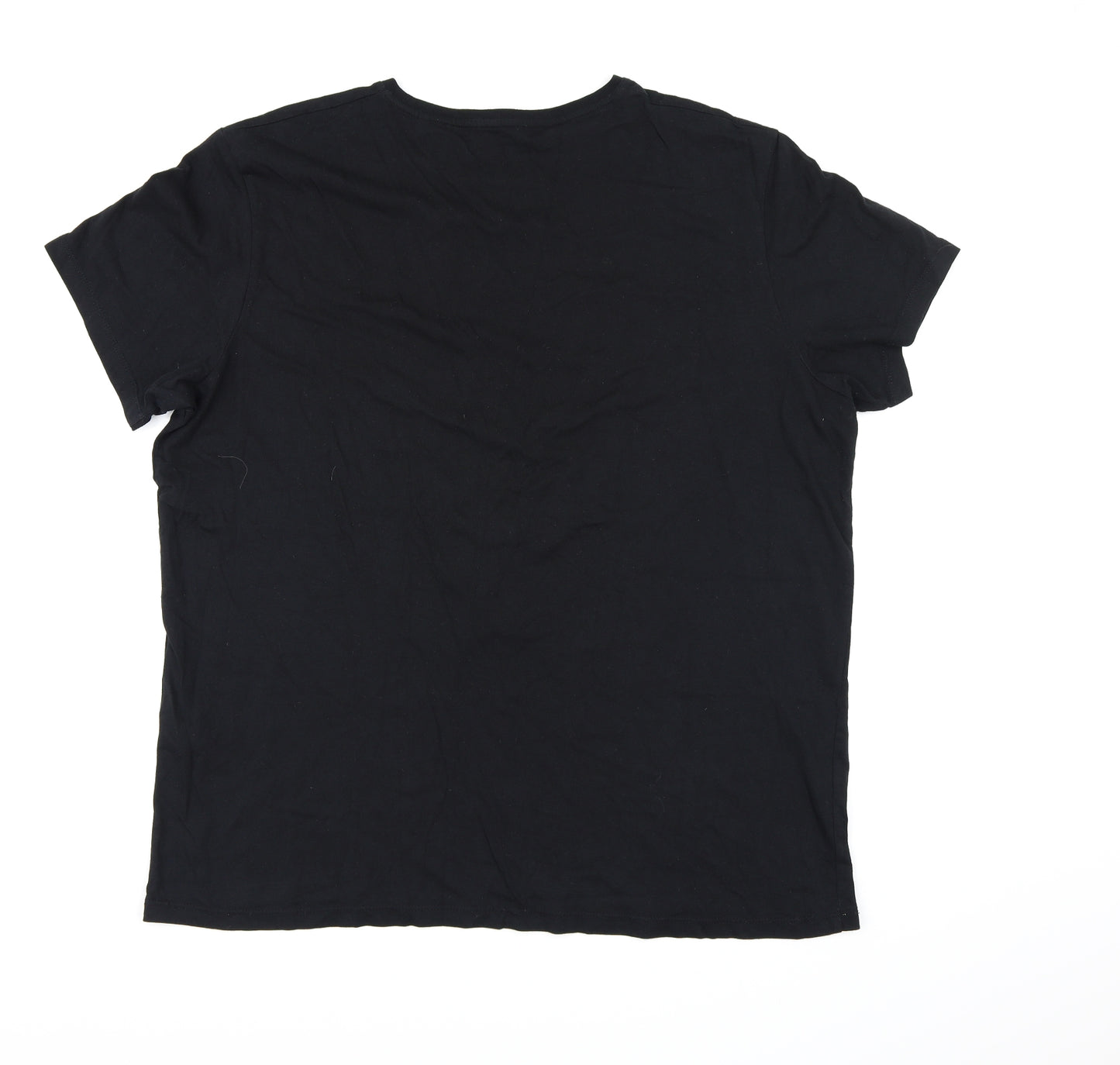 Debenhams Mens Black    T-Shirt Size 2XL