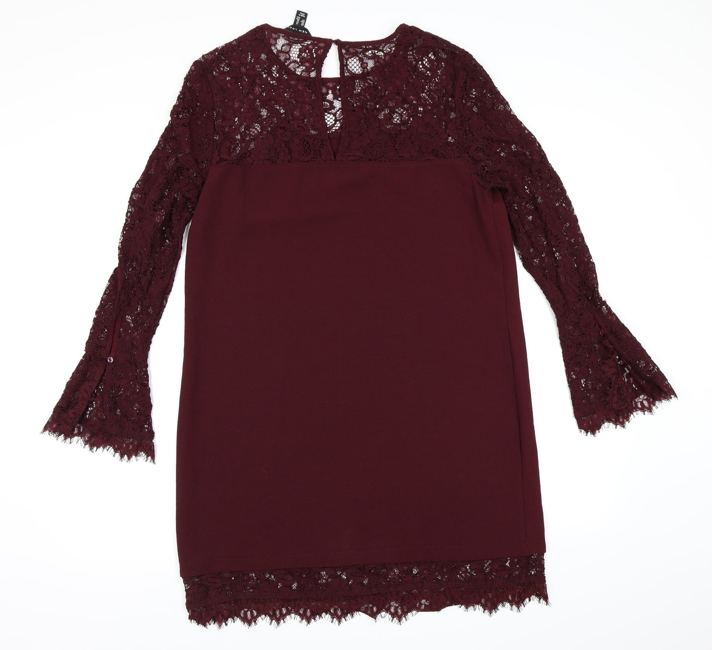 New Look Womens Purple  Lace A-Line  Size 14