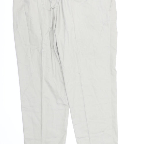 Marks and Spencer Mens Green  Rayon Dress Pants Trousers  L29 in