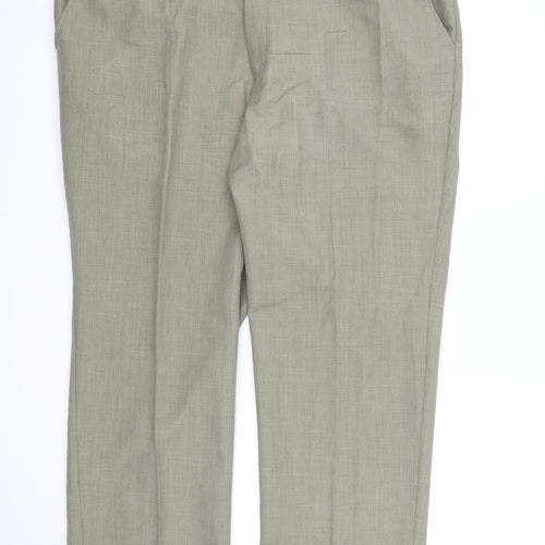 Black Label Mens Grey  Rayon Dress Pants Trousers  L29 in