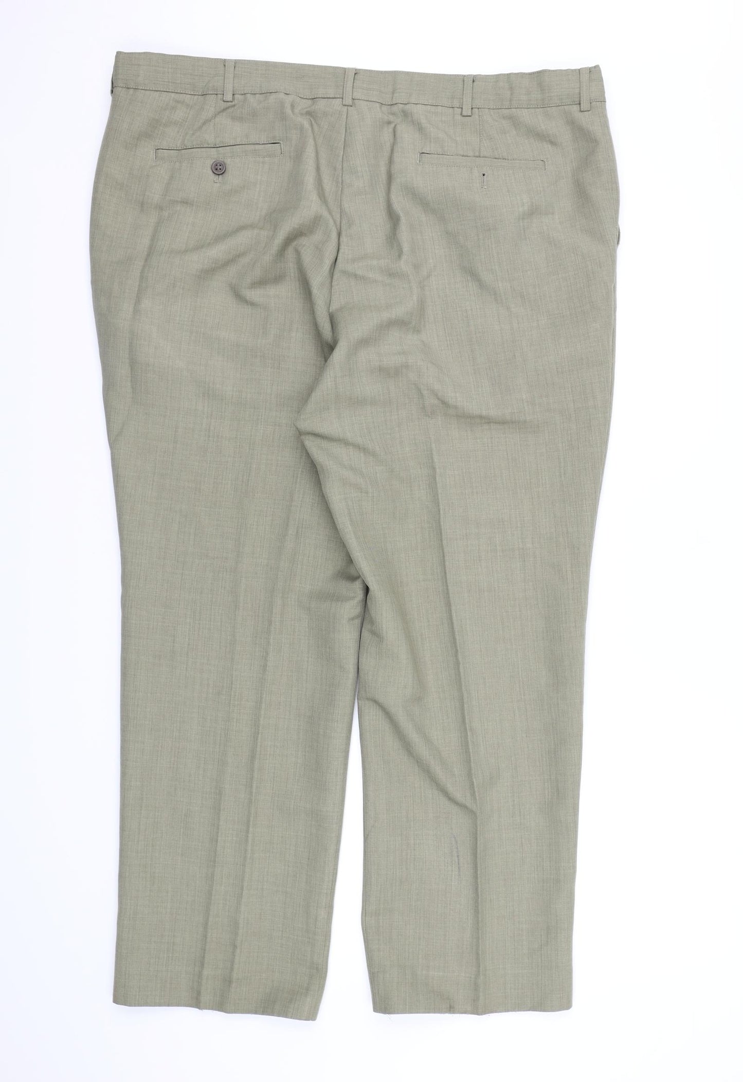 Black Label Mens Grey  Rayon Dress Pants Trousers  L29 in