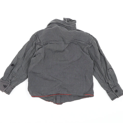Urban Rascals Boys Grey Striped  Basic Button-Up Size 2-3 Years