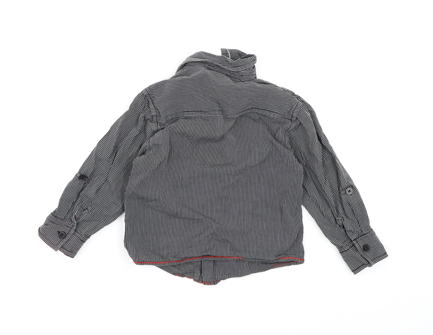 Urban Rascals Boys Grey Striped  Basic Button-Up Size 2-3 Years