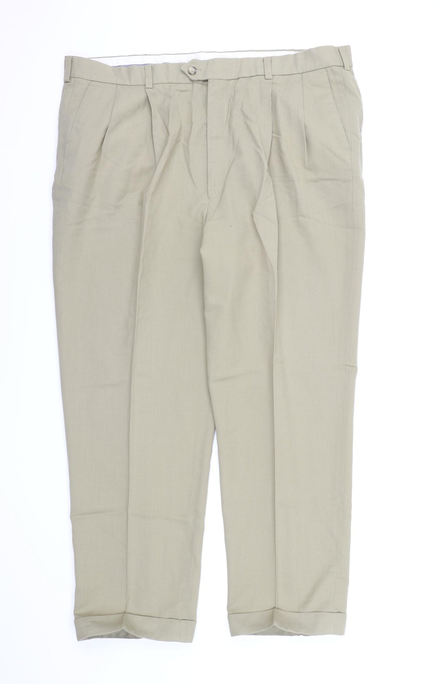 Marks and Spencer Mens Grey  Rayon Dress Pants Trousers  L31 in