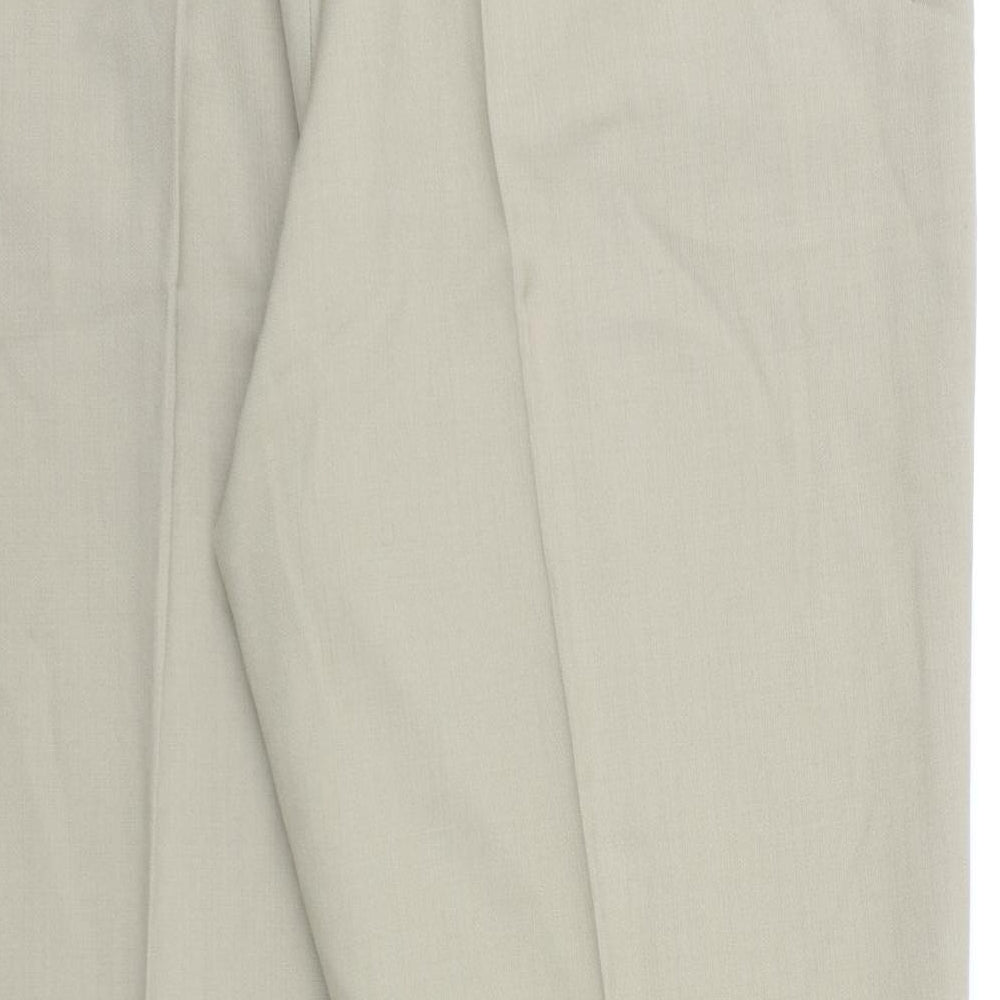 Marks and Spencer Mens Grey  Rayon Dress Pants Trousers  L31 in