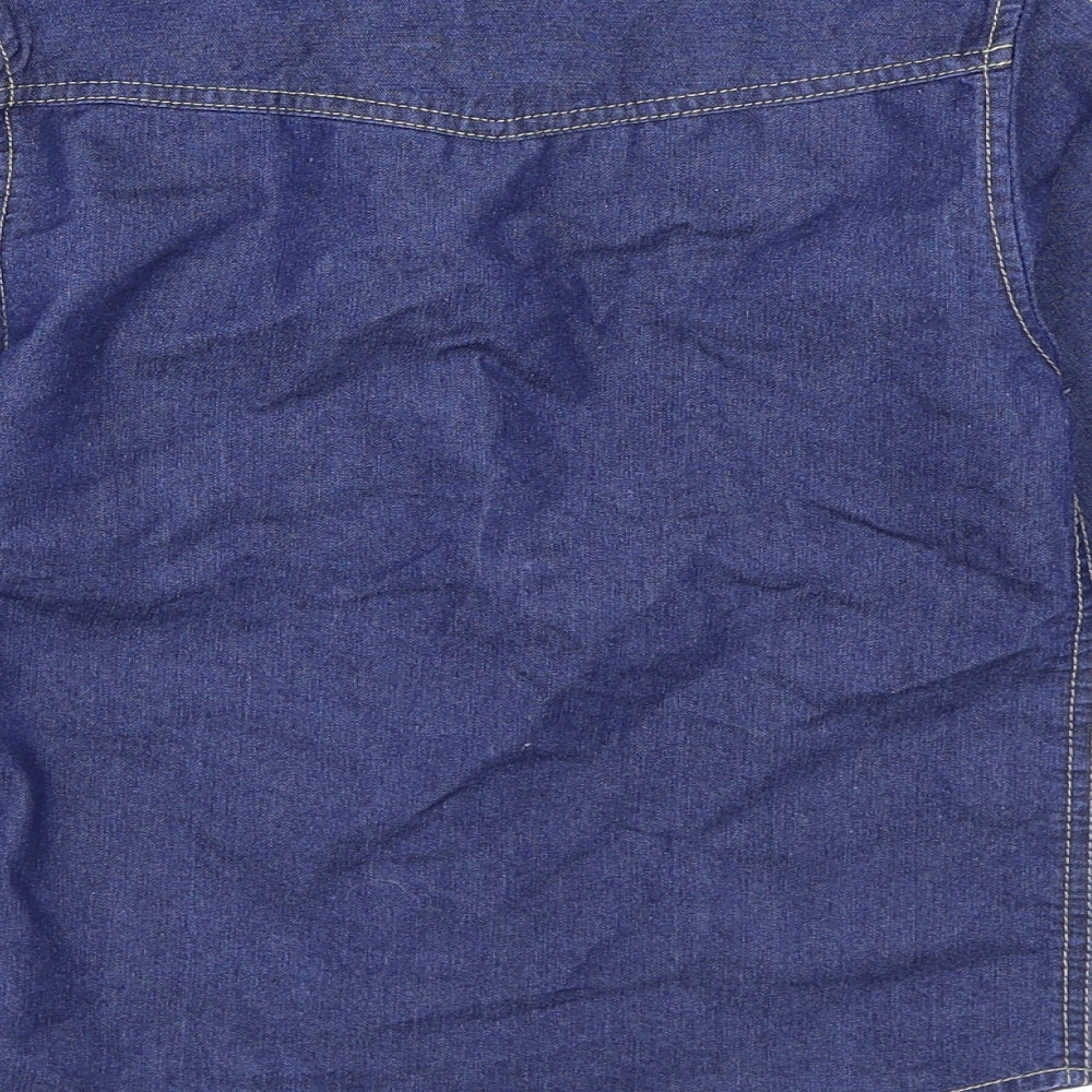 George Boys Blue  Denim Basic Button-Up Size 4-5 Years