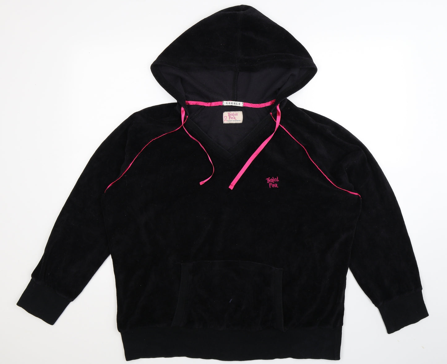 George Womens Black   Pullover Hoodie Size 22