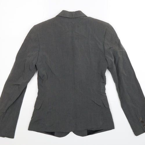 Preworn Womens Grey   Jacket Suit Jacket Size 10