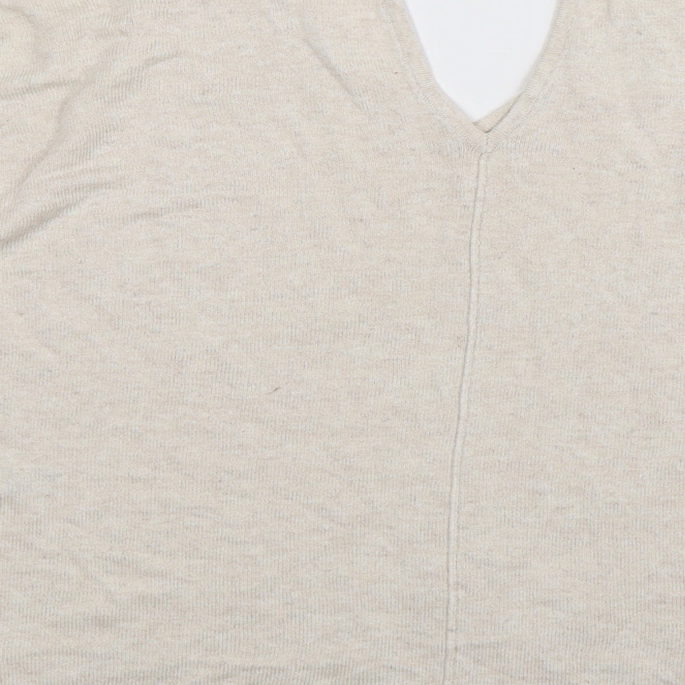 Marks and Spencer Womens Beige  Knit Pullover Jumper Size 12