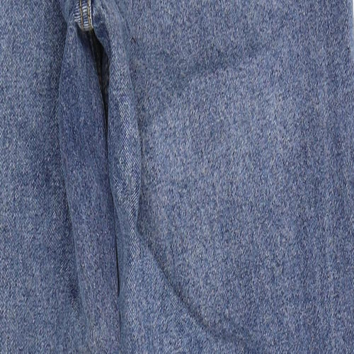 PRETTYLITTLETHING Womens Blue  Denim Mom Jeans Size 10 L30 in