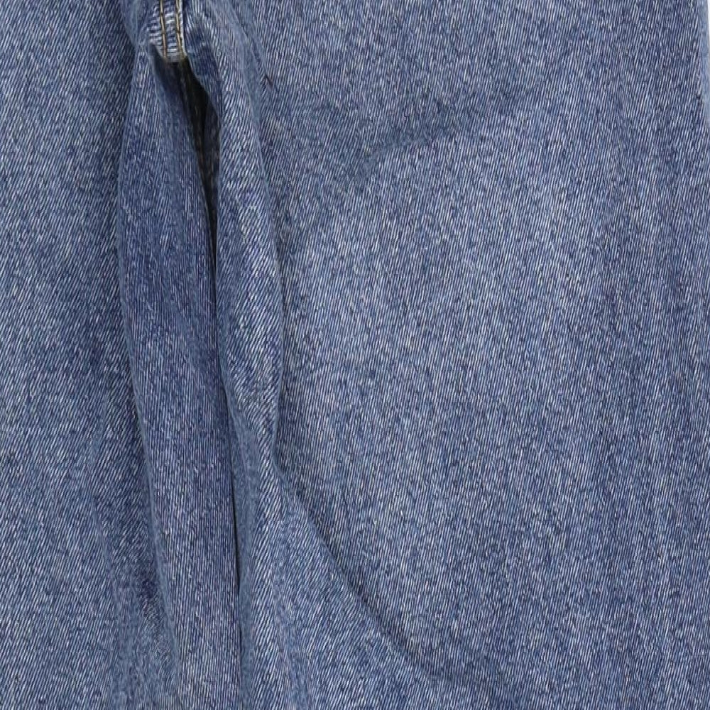 PRETTYLITTLETHING Womens Blue  Denim Mom Jeans Size 10 L30 in