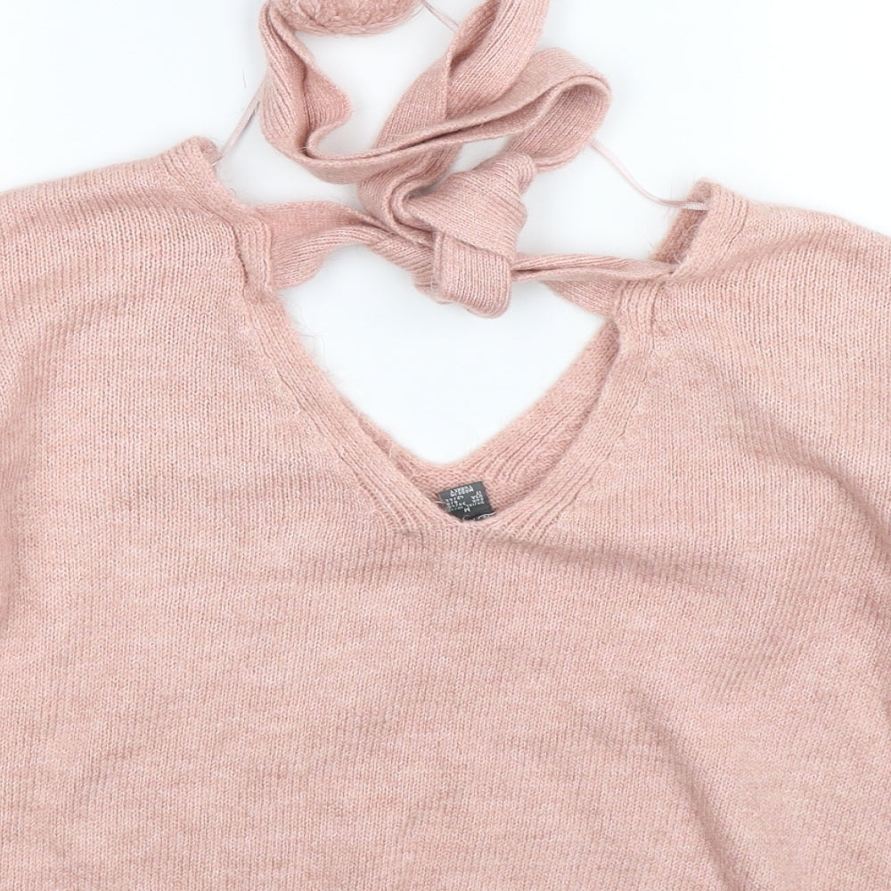 Primark Womens Pink  Knit Pullover Jumper Size 12
