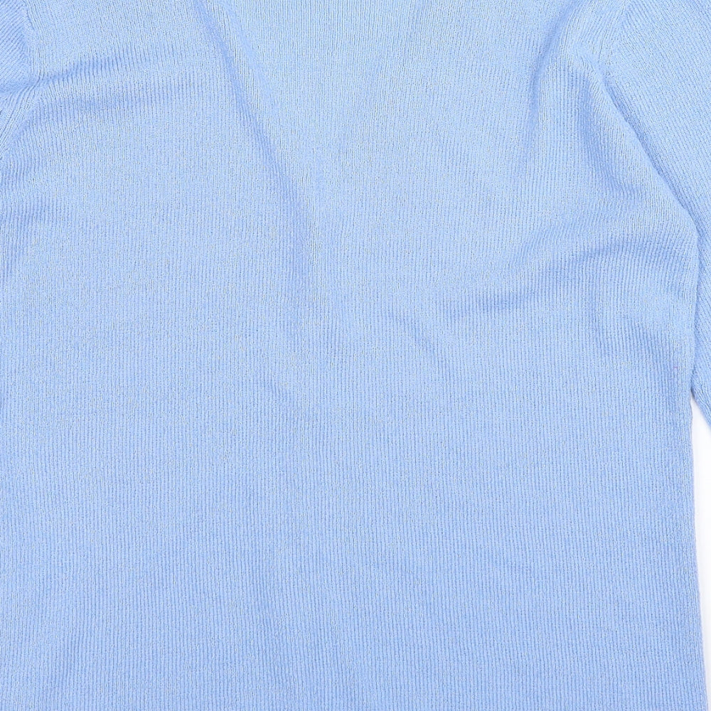 Berkertex Womens Blue  Knit Cardigan Jumper Size 16